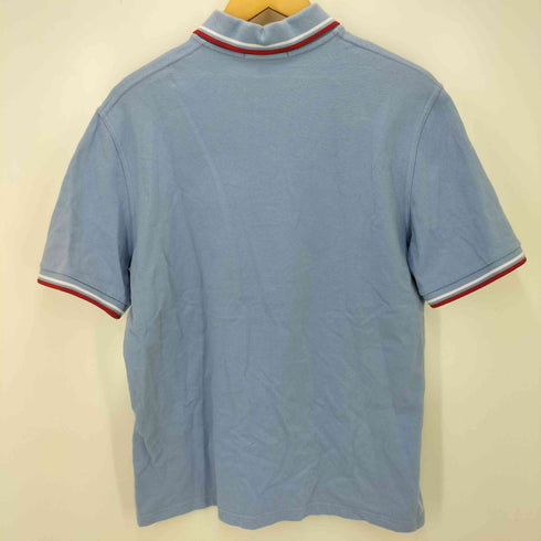 フレッドペリー FRED PERRY 英国製 The Fred Perry Shirt リブライン ロゴ 刺繍 S/S ポロシャツ メンズ FR:44