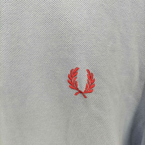 フレッドペリー FRED PERRY 英国製 The Fred Perry Shirt リブライン ロゴ 刺繍 S/S ポロシャツ メンズ FR:44