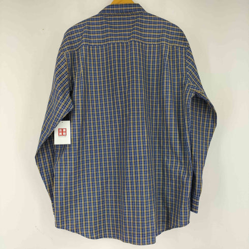 ファーストダウン FIRST DOWN チェック L/S BDシャツ メンズ 3L