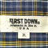 ファーストダウン FIRST DOWN チェック L/S BDシャツ メンズ 3L