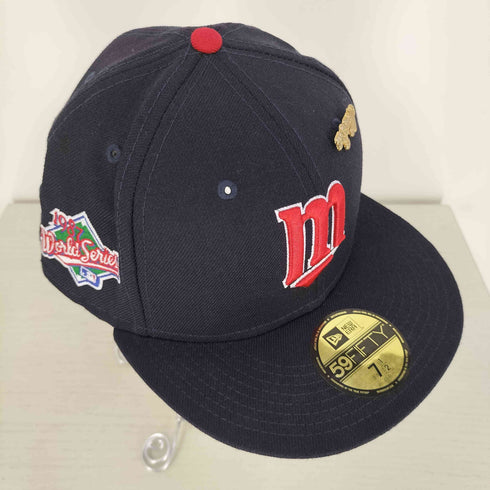 ニューエラ NEW ERA 59FIFTY COOPERSTOWN 1987サイドパッチ MLBチームロゴ刺繍 6パネルキャップ メンズ 7 1/2
