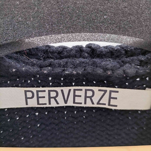 パーバーズ PERVERZE Crash Boxy Knit Ves レディース FREE