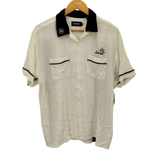 エクストララージ XLARGE 19SS S/S BOWLING SHIRT ロゴ刺繍 ボーリングシャツ メンズ import:M