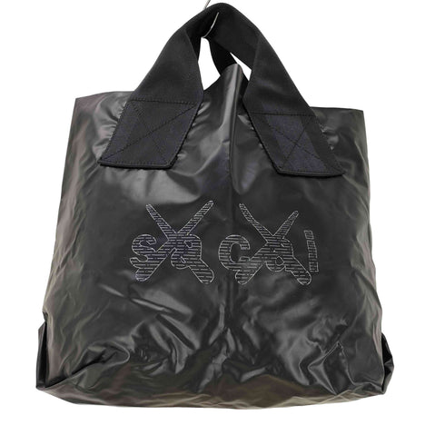 サカイ Sacai ロゴプリント ナイロントートバッグ メンズ ONE SIZE