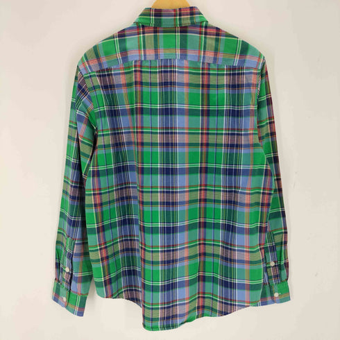 ポロラルフローレン POLO RALPH LAUREN Classic Fit Plaid Oxford Workshirt マドラスチェック メンズ import:L