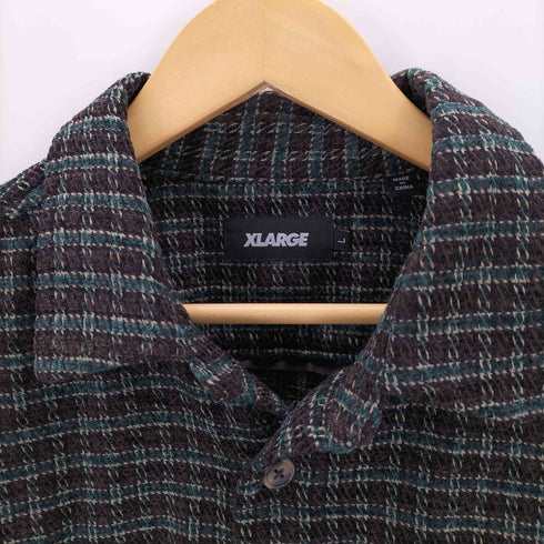 エクストララージ XLARGE プレイド ロングスリーブシャツ メンズ import:L