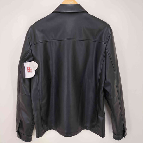 ザラ ZARA FAKE LEATHER COACH JACKET フェイクレザー コーチジャケット メンズ import:M