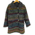 ミッソーニ MISSONI イタリア製 総柄 ストライプ ツイード スタンドネック リバーシブル ジャケット ハーフ コート レディース import:M