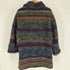 ミッソーニ MISSONI イタリア製 総柄 ストライプ ツイード スタンドネック リバーシブル ジャケット ハーフ コート レディース import:M
