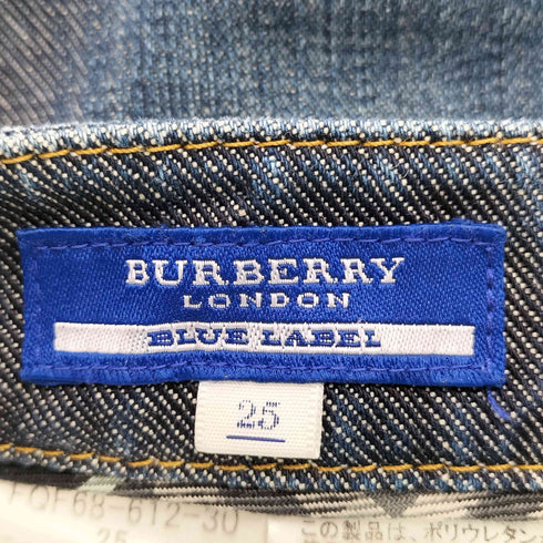 バーバリーブルーレーベル BURBERRY BLUE LABEL スキニーデニムパンツ レディース 25