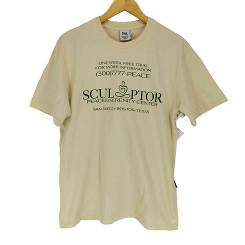 SCUL PTOR ロゴプリント クルーネック 半袖Tシャツ カットソー レディース M