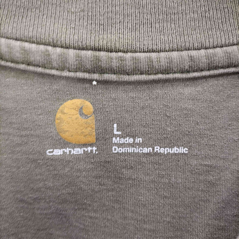 カーハート Carhartt ロゴ ワッペン ヘンリーネック S/S Tシャツ メンズ import:L