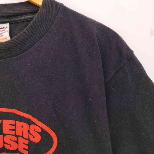 ユナイテッドスポーツ UNITED SPORTS USA製 PLAYERS HOUSE 発砲プリント Tシャツ 袖&裾シングル メンズ import:L