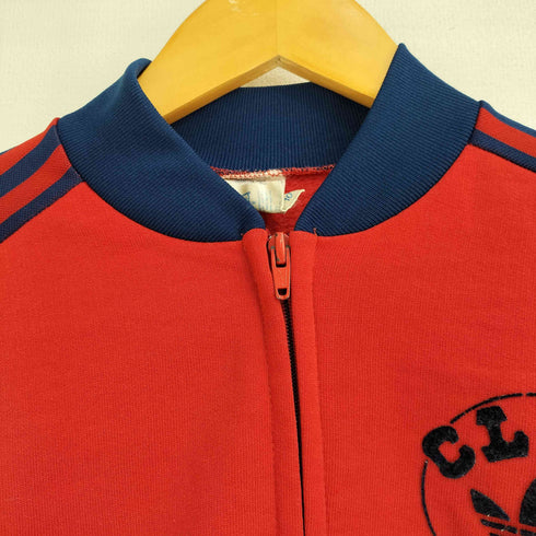 アディダス adidas 70S フランス製 デサント社製 トレフォイルロゴ トラックジャケット レディース