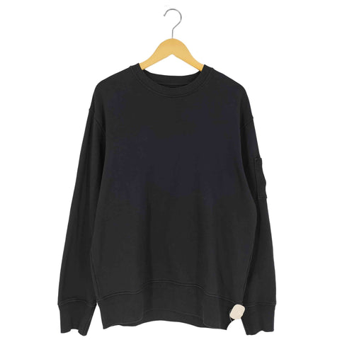 シーピーカンパニー C.P.COMPANY Lens Logo Diagonal Cotton Crew Neck Sweatshirt レンズ ディテール スウェット メンズ import:L