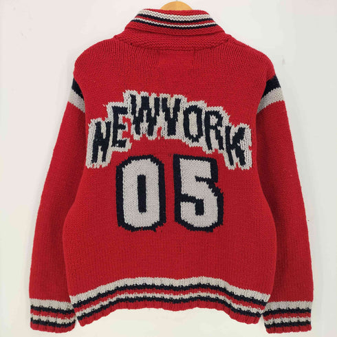 NEW YORK ショールカラー カウチン ジップニット メンズ FREE
