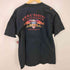 ハーレーダビッドソン HARLEY-DAVIDSON 00S USA製 PRECISION PAWTUCKET 両面プリント ダメージ加工 S/S Tシャツ コピーライト2002 メンズ import:XL