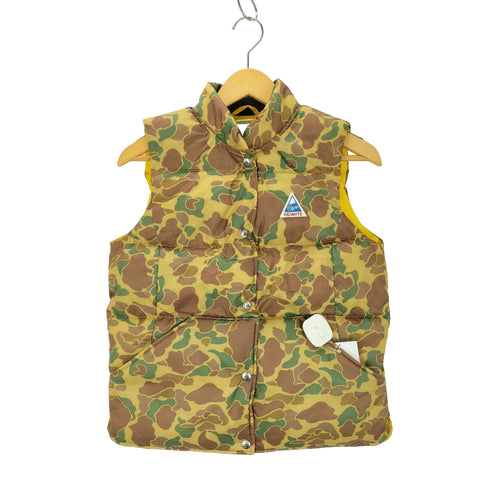 ケープハイツ cape HEIGHTS カモ柄ダウンベスト リップストップ メンズ import:XS