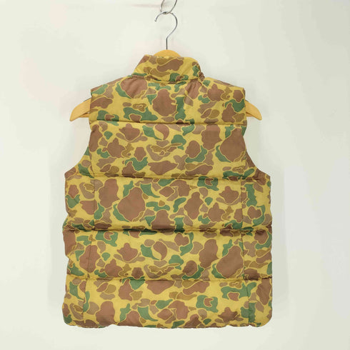 ケープハイツ cape HEIGHTS カモ柄ダウンベスト リップストップ メンズ import:XS