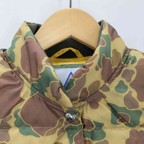 ケープハイツ cape HEIGHTS カモ柄ダウンベスト リップストップ メンズ import:XS