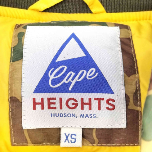 ケープハイツ cape HEIGHTS カモ柄ダウンベスト リップストップ メンズ import:XS