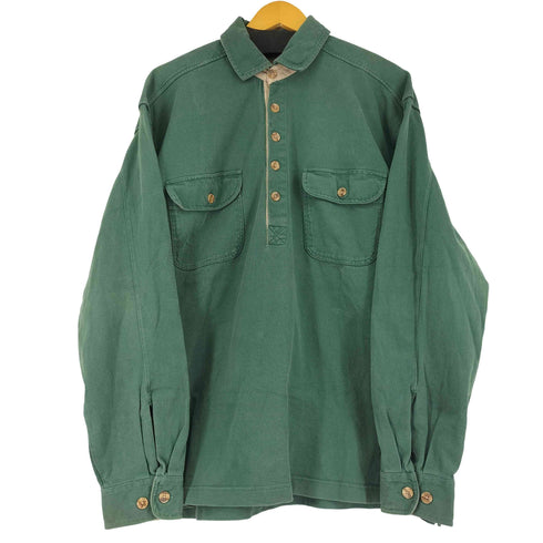 エディーバウアー Eddie Bauer 80S 黒タグ プルオーバーシャツ メンズ import:XL