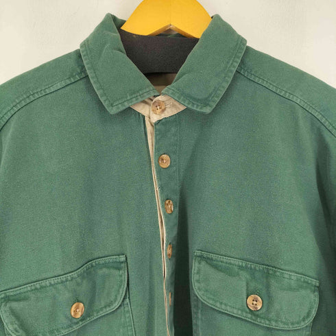 エディーバウアー Eddie Bauer 80S 黒タグ プルオーバーシャツ メンズ import:XL