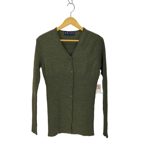 ラルフローレン RALPH LAUREN 00s ウールカーディガン レディース import:L