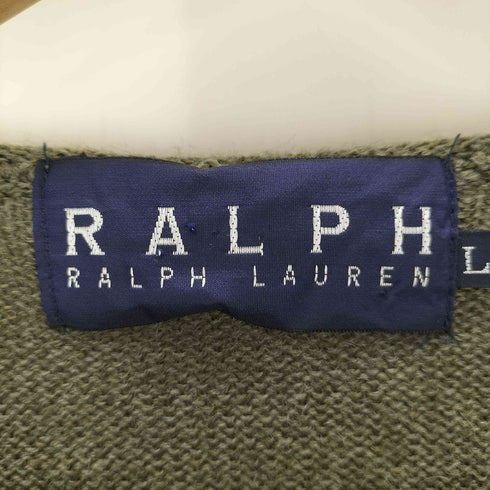 ラルフローレン RALPH LAUREN 00s ウールカーディガン レディース import:L