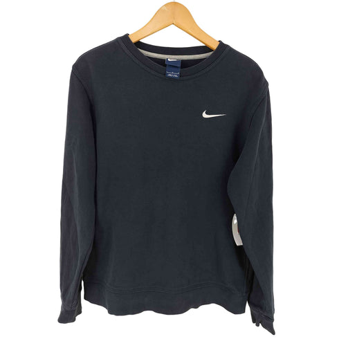ナイキ NIKE ロングスリーブクルーネックトレーナー 紺タグ メンズ import:L