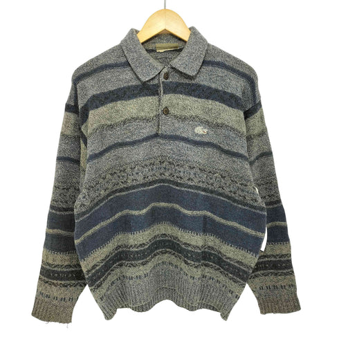 シュミーズラコステ CHEMISE LACOSTE スペイン製 ワンポイント刺繍L/S ポロシャツ メンズ 5