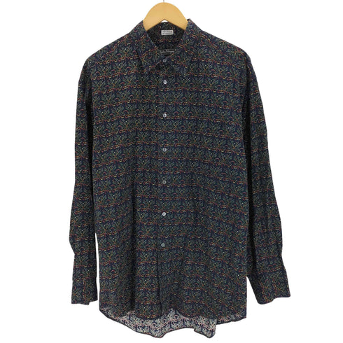 サルヴァトーレフェラガモ Salvatore Ferragamo イタリア製 総柄シャツ コットン メンズ JPN:XL