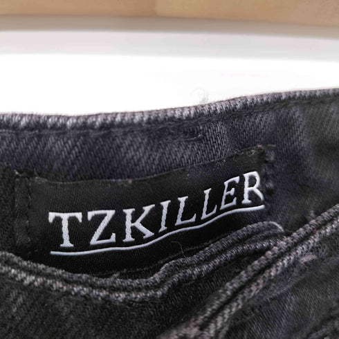 TZKILLER サイドポケットデザイン 再構築 デニムパンツ メンズ JPN:L