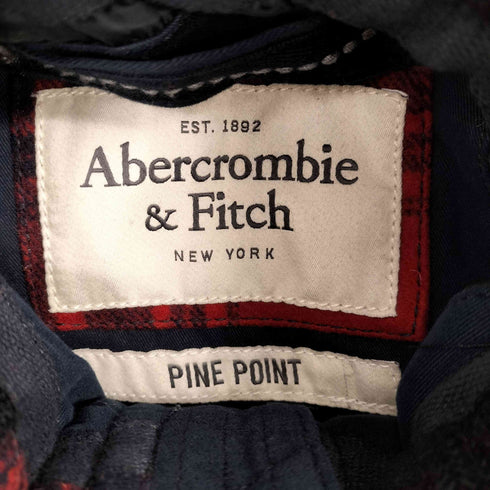 アバクロンビーアンドフィッチ Abercrombie & Fitch チェック柄 ウール ジャケット メンズ import:S