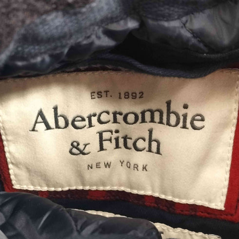 アバクロンビーアンドフィッチ Abercrombie & Fitch チェック柄 ウール ジャケット メンズ import:M