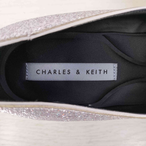 チャールズアンドキース CHARLES&KEITH ポインテッドトゥ スティレットパンプス レディース JPN:37