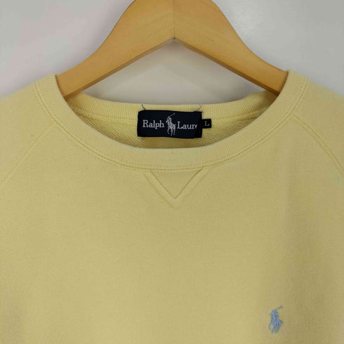 ラルフローレン RALPH LAUREN ポニー刺繍 ラグラン コットン クルーネックスウェット レディース import:L