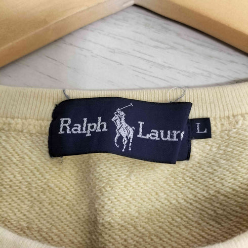 ラルフローレン RALPH LAUREN ポニー刺繍 ラグラン コットン クルーネックスウェット レディース import:L