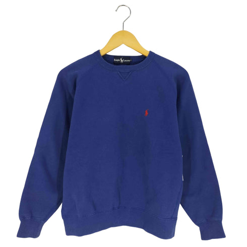 ラルフローレン RALPH LAUREN ポニー刺繍 ラグラン コットン クルーネックスウェット レディース import:M