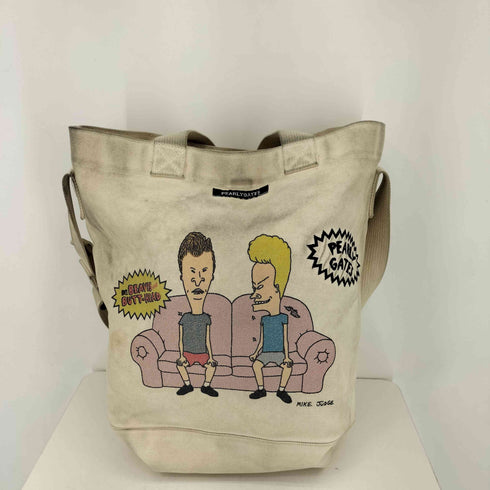 パーリーゲイツ PEARLY GATES BEAVIS BUTT-HEAD 2WAY キャンバス ショルダートートバック レディース