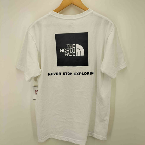 ザノースフェイス THE NORTH FACE S/S Square Logo Tee スクエアロゴバックプリントTシャツ メンズ import:XXL