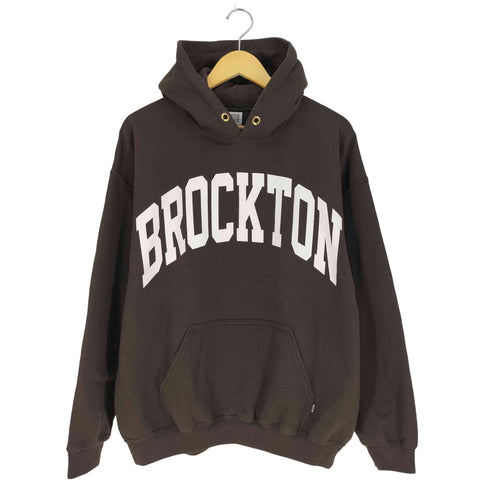 エーピーストゥディオ AP STUDIO 別注 BROCKTON GYMNASIUM ロゴプリント プルオーバーパーカー レディース FREE