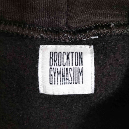 エーピーストゥディオ AP STUDIO 別注 BROCKTON GYMNASIUM ロゴプリント プルオーバーパーカー レディース FREE