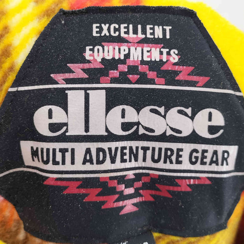 エレッセ ellesse 90S 刺繍ロゴ 裏地フリース アノラック スキージャケット メンズ import:M