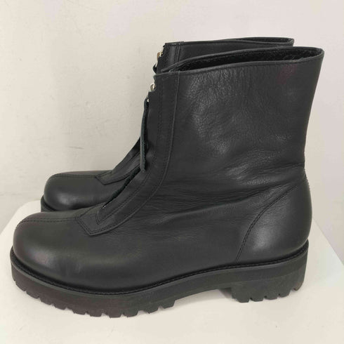 パドローネ PADRONE CENTER ZIP BOOTS BLACK メンズ EUR:42