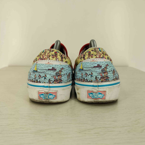 バンズ VANS キャラクター プリント 総柄 スリッポン メンズ JPN:28.5