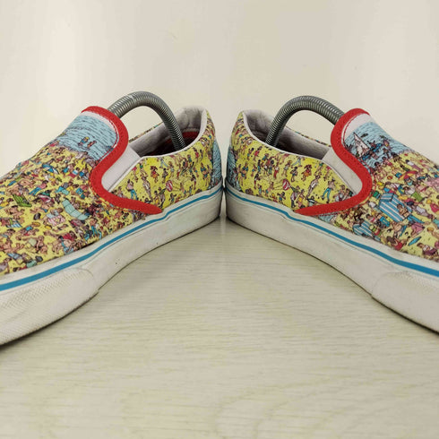 バンズ VANS キャラクター プリント 総柄 スリッポン メンズ JPN:28.5