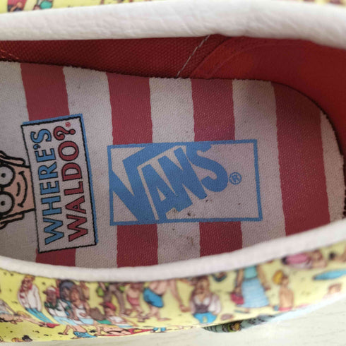バンズ VANS キャラクター プリント 総柄 スリッポン メンズ JPN:28.5