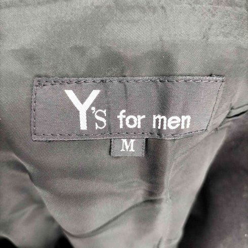 ワイズフォーメン Ys for men 90S 縮絨 ウール 裏地 キュプラ 2B テーラード ジャケット 1タック スラックス パンツ スーツ セットアップ メンズ M