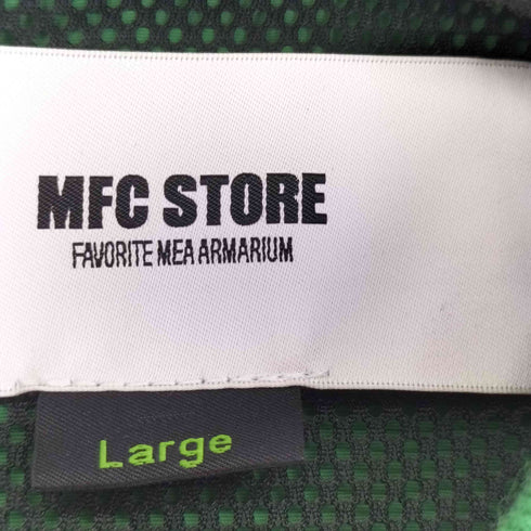 エムエフシーストア MFC STORE ロゴ刺繍 Vネック ピステ ドローコード付き メンズ JPN:L